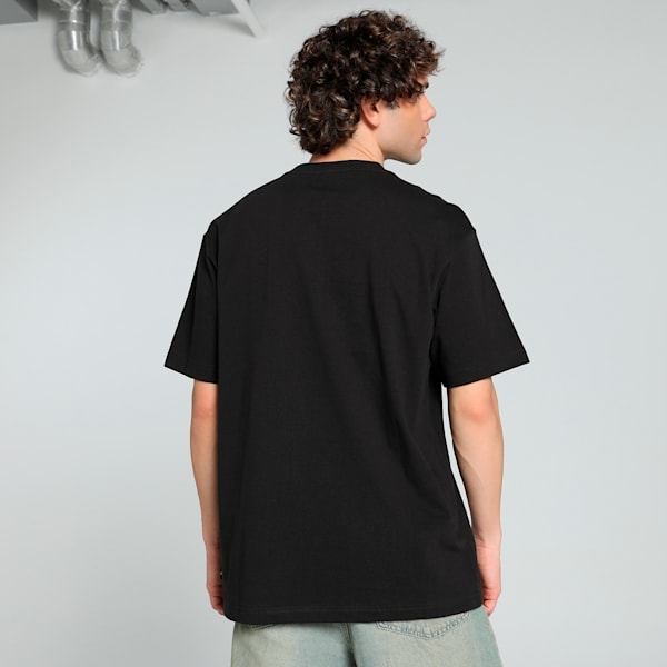 GRAPHICS "Football Expert" Men's Relaxed Fit Tee, PUMA Black, extralarge-IND